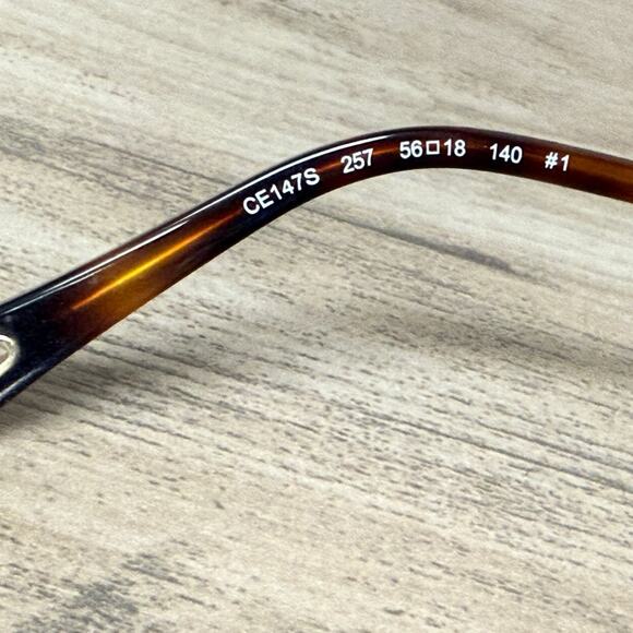 Chloé Gold Brown Geometric Round Sunglasses CH0047S main image 9